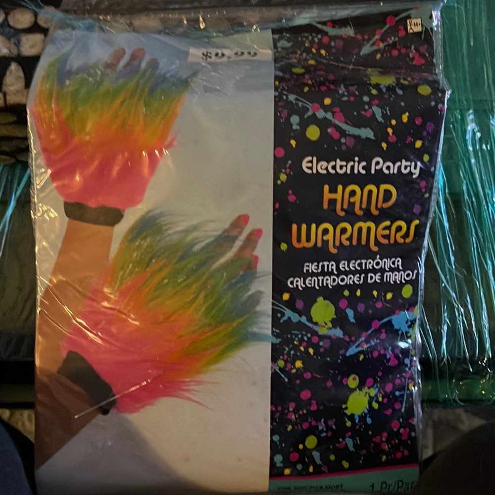 Rainbow electric party hand warmers